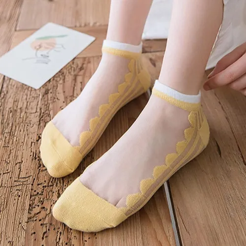 Women's Korean Style Comfortable Ankle Socks (2 Pairs)